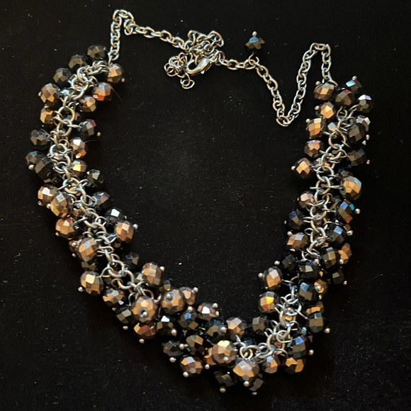 Brown and Black Beaded Necklace - Picture 5 of 16